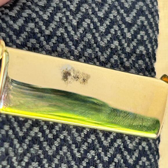 Trafalgar Suspenders Cream Navy Gray Leather Button On Braces USA Made - Picture 12 of 12